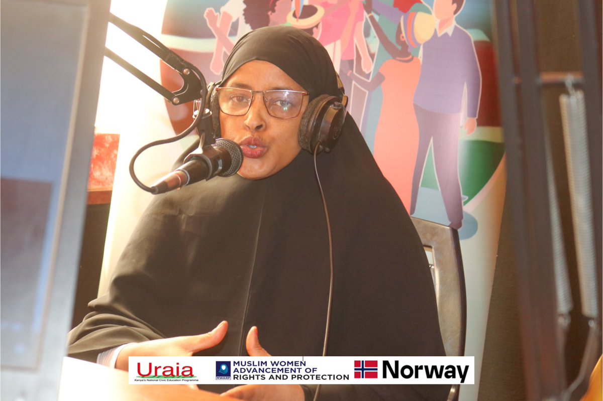 Mwarpkenya's tweet image. 🎧 Talk Show Vibes on Risala FM! 🚨

Yesterday, Muslim women Advancement of Rights and Protection wrapped up an engaging 1-hour radio talk show on Improving Public-Security Relations — and yes, it was amazing!

We tackled some real issues:
#Mistrust &amp;amp; #fear between #youth and…