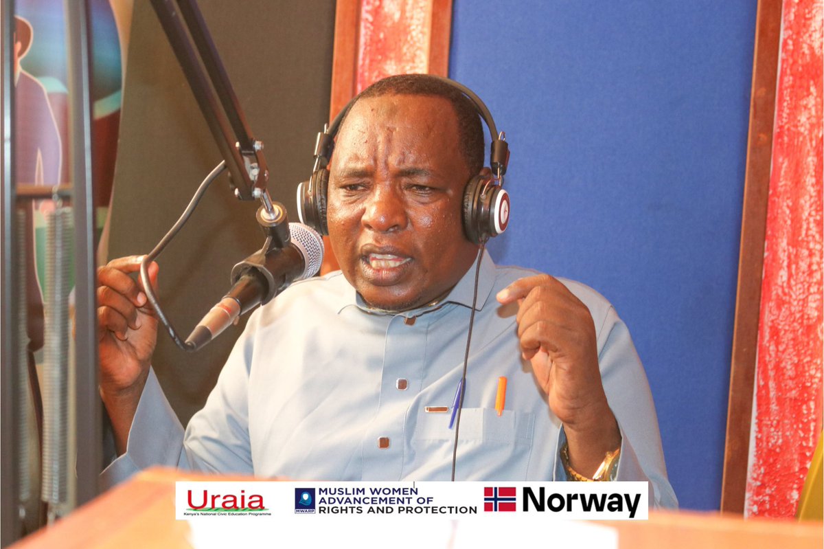 Mwarpkenya's tweet image. 🎧 Talk Show Vibes on Risala FM! 🚨

Yesterday, Muslim women Advancement of Rights and Protection wrapped up an engaging 1-hour radio talk show on Improving Public-Security Relations — and yes, it was amazing!

We tackled some real issues:
#Mistrust &amp;amp; #fear between #youth and…