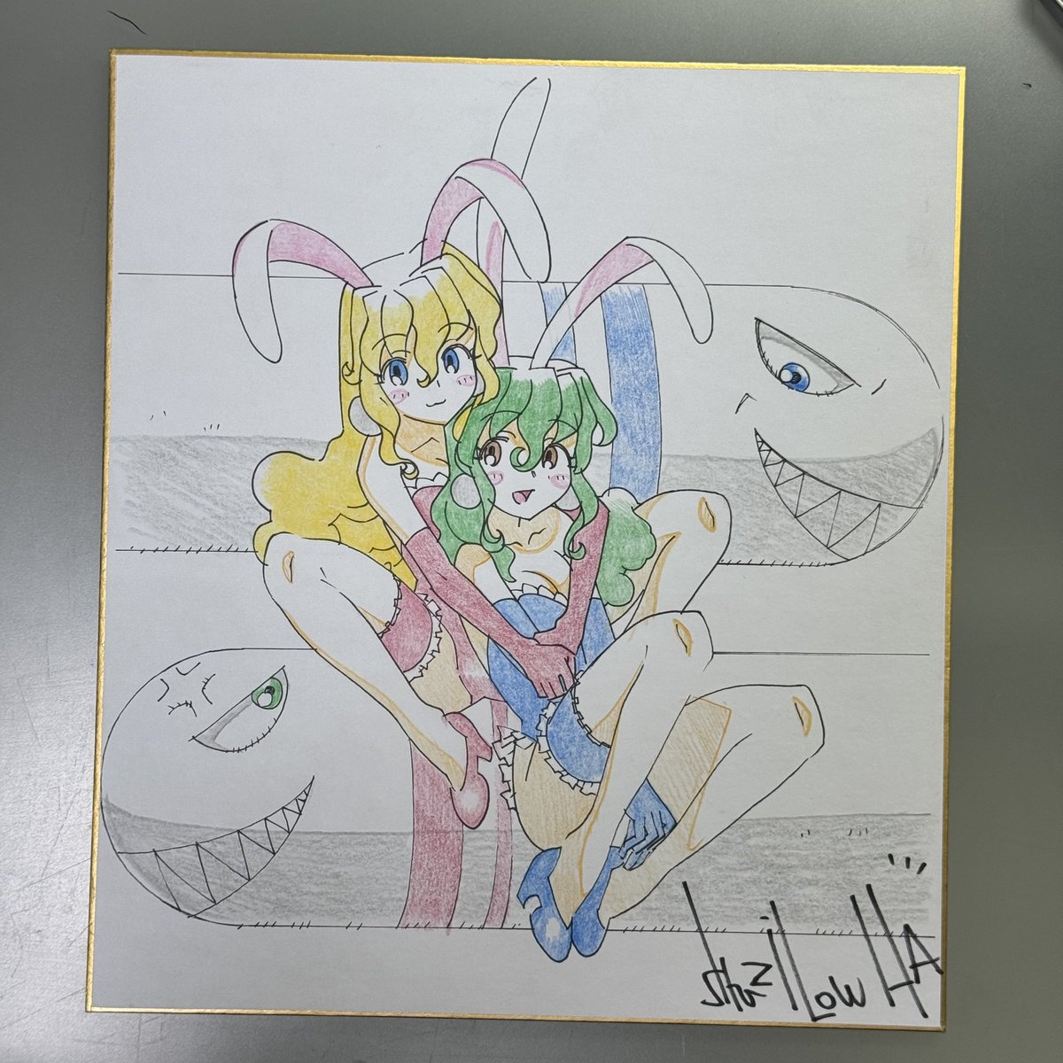 色紙1
ニーズに出来るだけ合わせたので絵柄バラバラかも。
#ツインビー #パロディウス 
