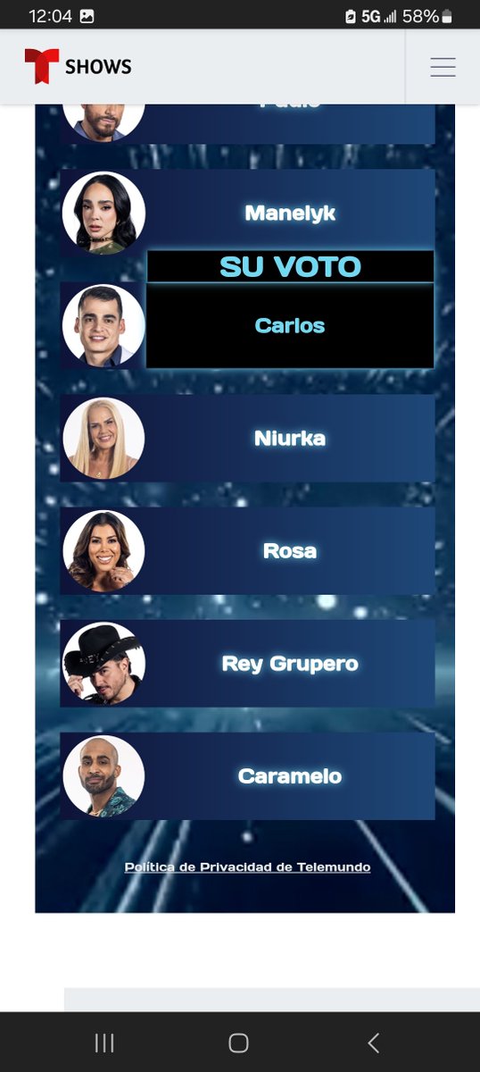 la_muelita's tweet photo. VOTEN! voten ahora por Carlos que pa' mañana es tarde #TeamDiegoSoldano #LCDLFAllStars https://t.co/zyG8iGQaIz