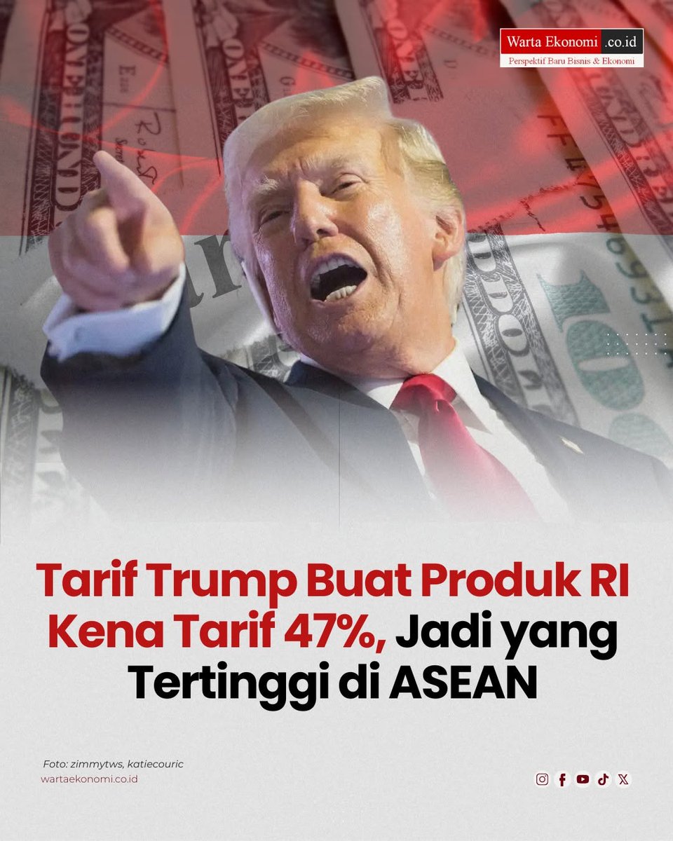 MsislotOfficial's tweet photo. guys, kalian tau gak sih apa dampak negatif jika trump menaikkan tarif produk barang Amerika ke Indonesia?

#trump #TrumpTariffs #Indonesia #TariffWAR https://t.co/QrGZOHUtQQ