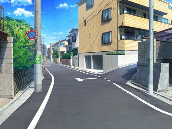 FMrose175's tweet photo. ノベルゲーマー全員が「親の顔より見た通学路背景」の聖地に来ました https://t.co/UvIxcDhuq3