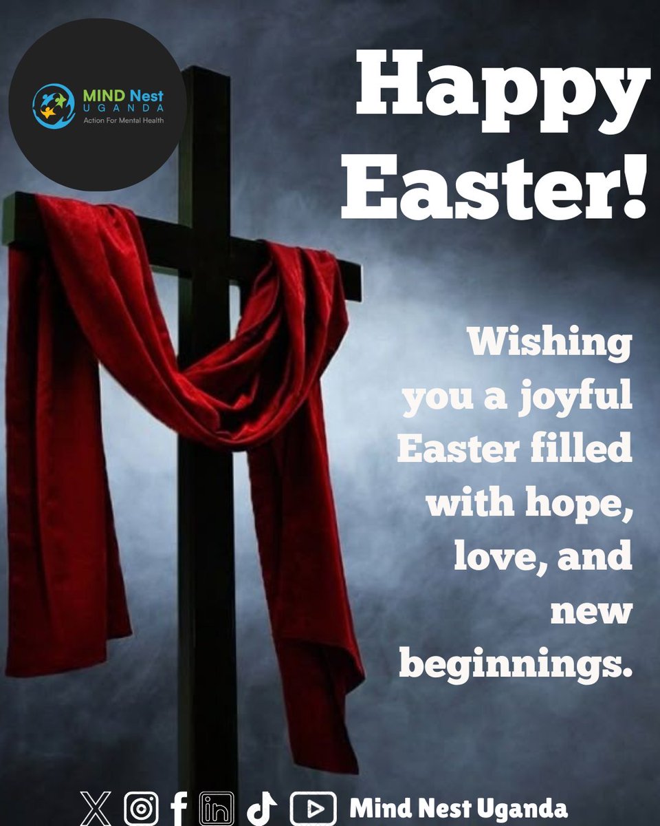 mindnestug's tweet photo. We wish you a joyful Easter filled with hope, love, and new beginnings.

May this season remind us all that healing, growth, and brighter days are always possible.

#EasterJoy #MentalHealthMatters #NewBeginnings #HopeAndHealing https://t.co/KykD7177mf