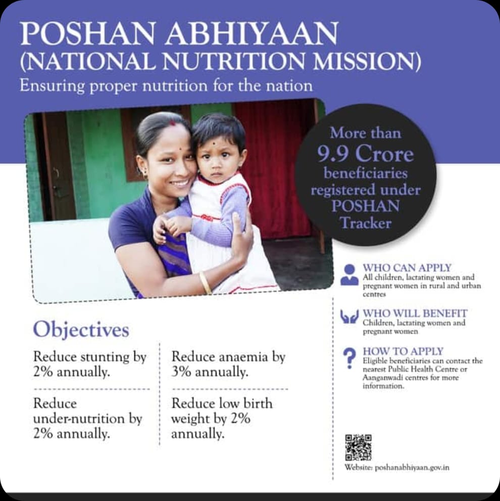 himantabiswa's tweet photo. Through the Poshan Abhiyaan launched by Hon'ble Prime Minister Shri @narendramodi ji, the nutritional needs of mothers and children are being taken care of.

To track progress - https://t.co/LeI8bLfsle https://t.co/4JvdMokaXS
