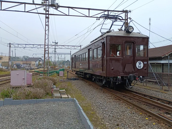 デハ101特別貸切乗車会。 