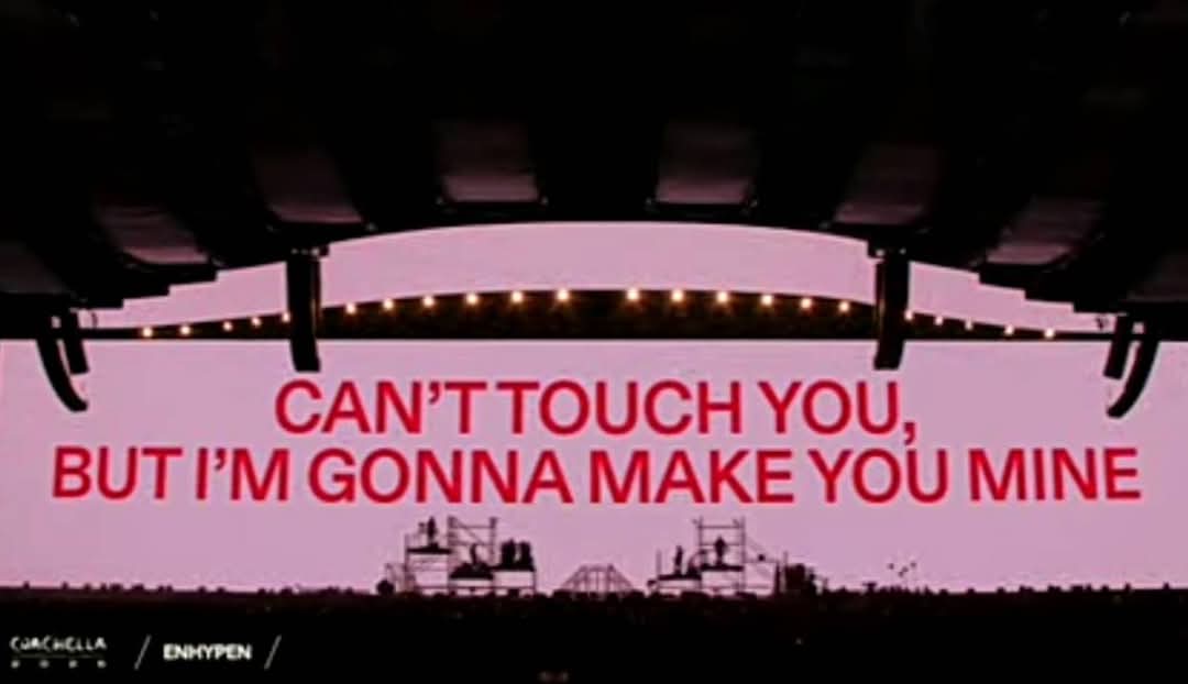 05BYNIKI's tweet photo. — ENHYPEN de una manera icónica anuncia su comeback con ‘DESIRE: UNLEASH’, al final de su concierto de la segunda semana de Coachella, su regreso será el 05/06/2025! ❤️‍🔥

"Can't touch you, but I'm gonna make you mine"

#ENCHELLA #Coachella2025 @ENHYPEN @ENHYPEN_members #ENHYPEN https://t.co/Xc7Zla7NX4