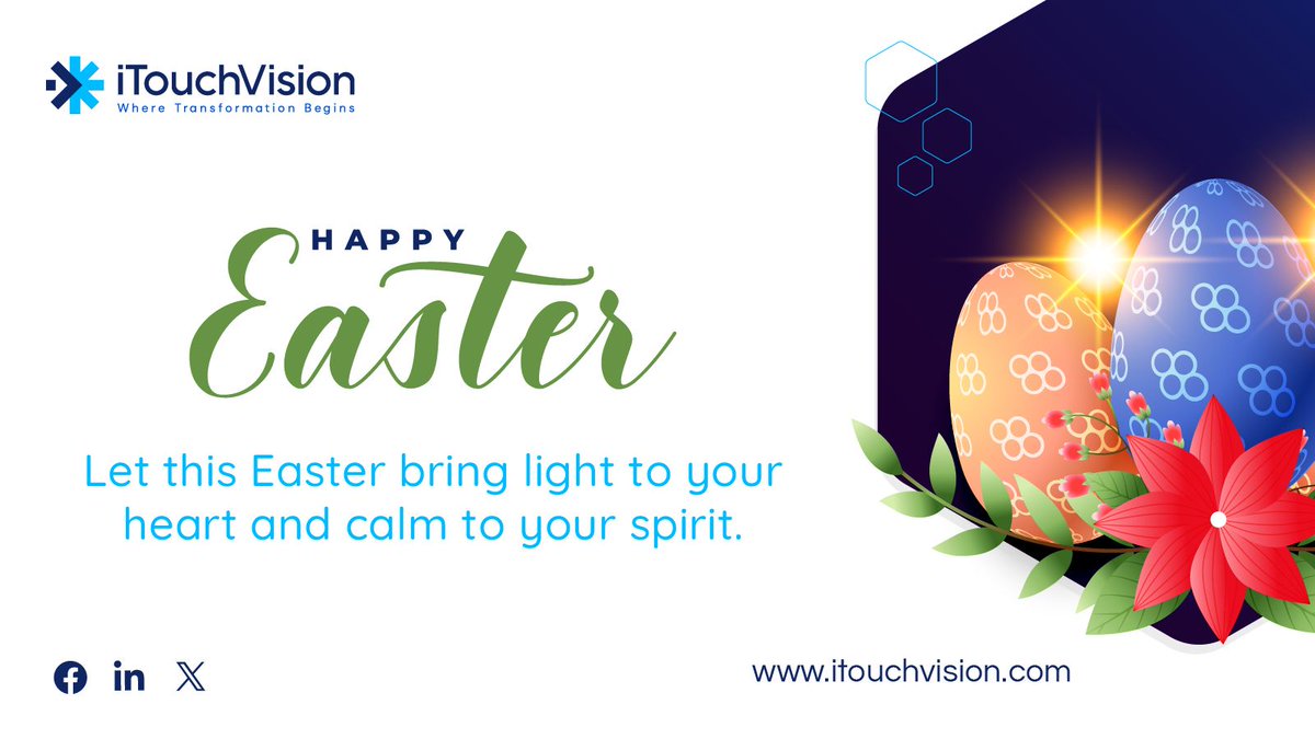 iTouchVision's tweet photo. May Easter bring calm to your day and warmth to your thoughts.

Let light and renewal guide your way.

#HappyEaster #Easter #EasterSunday 
#EasterMonday #iTouchVision https://t.co/7kquvpS0Oy
