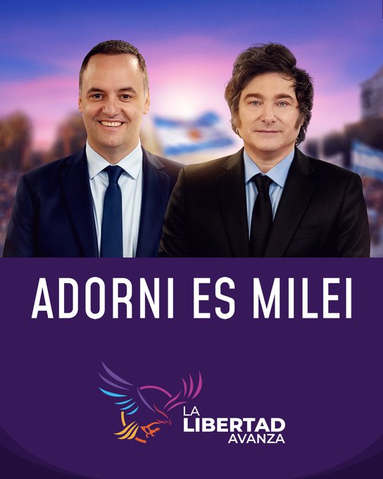 En CABA, para evitar que gane Massa, digo... Santoro, hay que votar a Milei, digo... Adorni.
