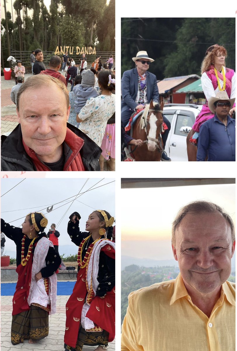 RobFennFCDO's tweet photo. What a great start to Nepali New Year!
Thanks to @MofaNepal @nepaltourismb and Suryodaya Municipality for organizing this fabulous trip. Loved the tea gardens at #Kanyam, sunrise at #AntuDaanda, and tasted delicious #Bhakka at a local store. #destination #nepal #tourism https://t.co/QQQ4tQojIS