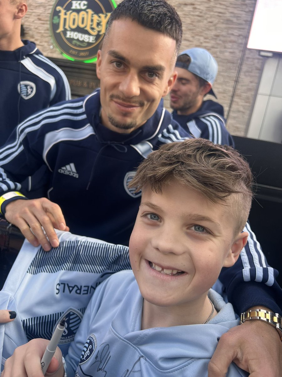 Really enjoyed when the commentators said something like “they’re putting on Thommy, seems a bit defensive” and @mThomny said “Bet.” and then gave an assist and a goal. 😂💙⚽️ #SportingKC