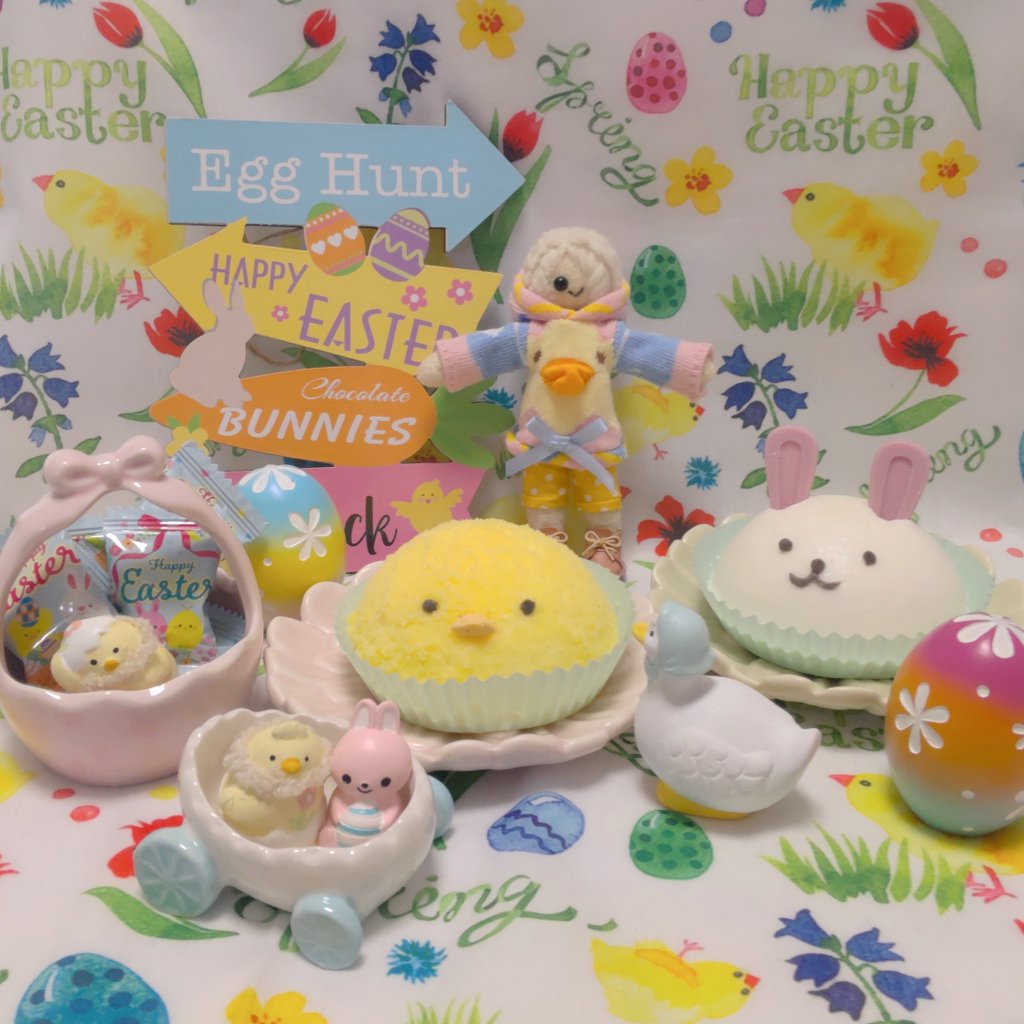 Mimi3_12's tweet photo. ハッピーイースターのうさぎくん🐰🐣🐇 https://t.co/I3iRqrxBy1