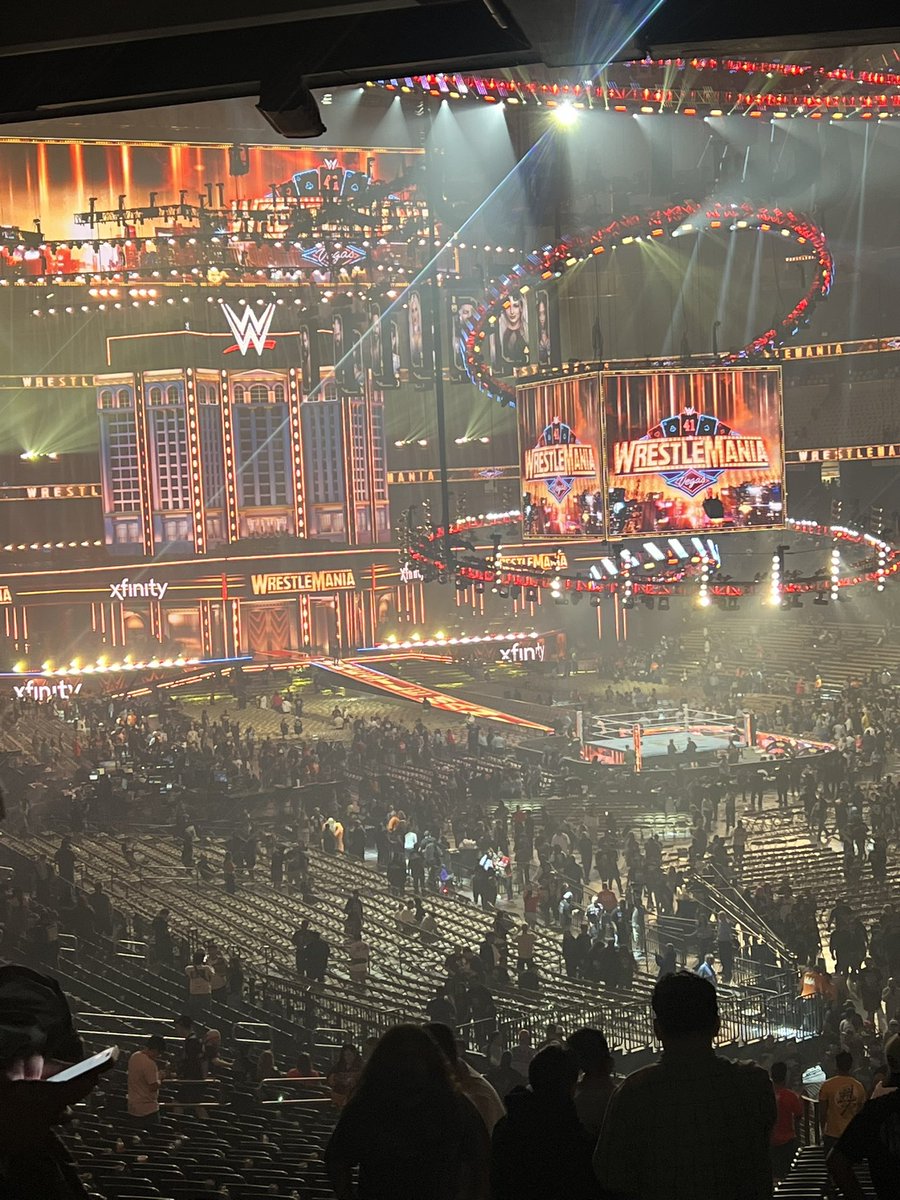 Can’t wait for night 2 tomorrow! #wrestlemania