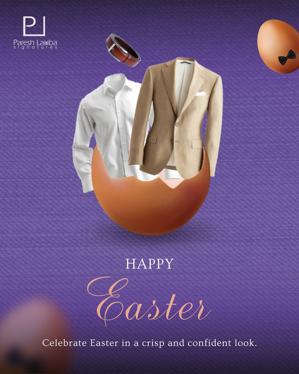 pareshlamba's tweet photo. May this Easter bring you happiness, joy, love &amp; stylish outfits🐰🩷

#PLS #PareshLambaSignatures #HappyEaster🥚 https://t.co/aa0IGh0wCW