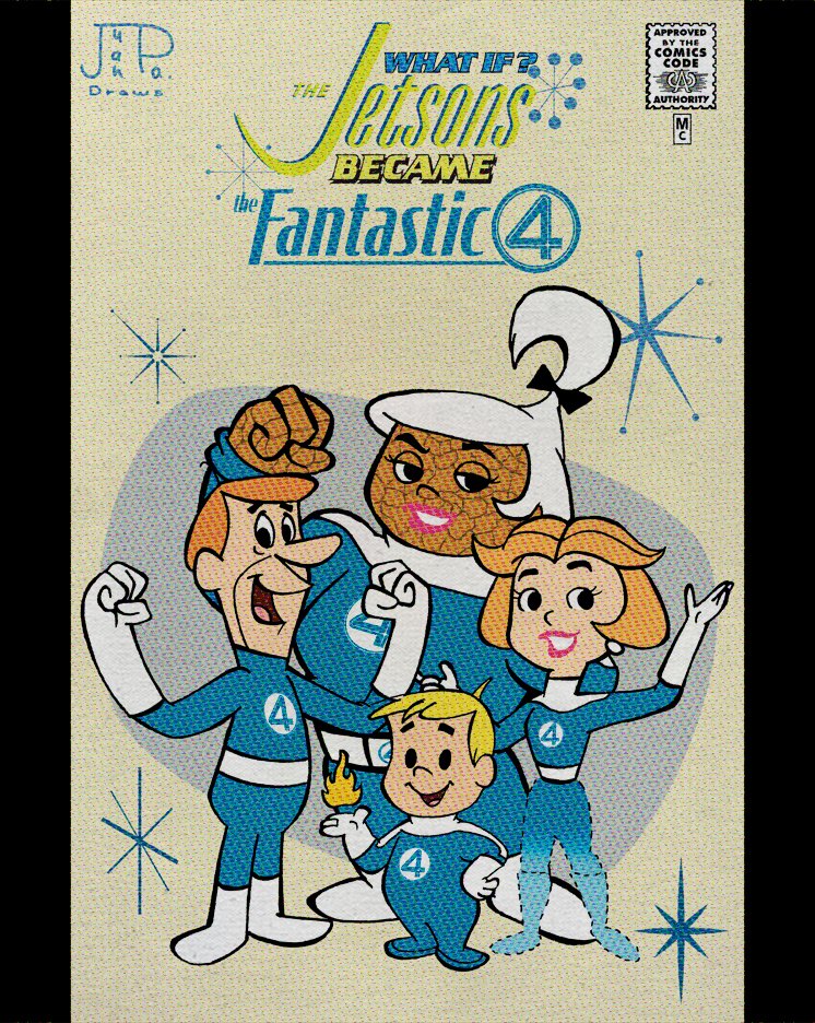 JuanpaDraws's tweet image. The more I see about the Fantastic Four movie, the more gets me The Jetsons vibes #TheJetsons #HannaBarbera #WarnerBros #TheFantasticFourFirstSteps #Marvel #RetroComics #20thCenturyFox