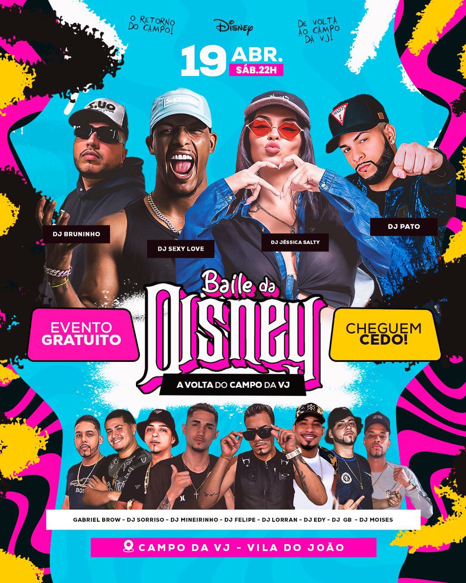 HOJE TEM A CONTINUAÇÃO DA NOSSA FESTA ✅🏰🥳

VAI SER NO MAIS NOVO CAMPO DA VJ🏟️

RELAXA QUE AGORA O CAMPO É TOTALMENTE COBERTO SEM RISCO DE VOCÊ SE MOLHAR❤️‍🔥