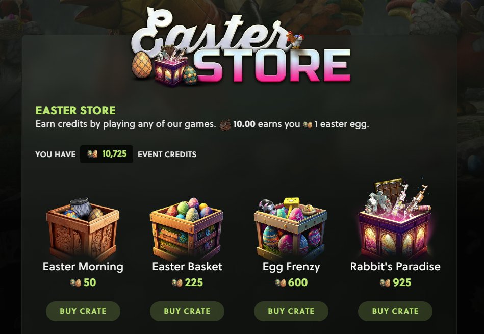 bandit's tweet photo. You asked, so we delivered! An all-new crate has just been added to the bandit․camp Easter Store! 🐰 https://t.co/iCA5WZ4ypl