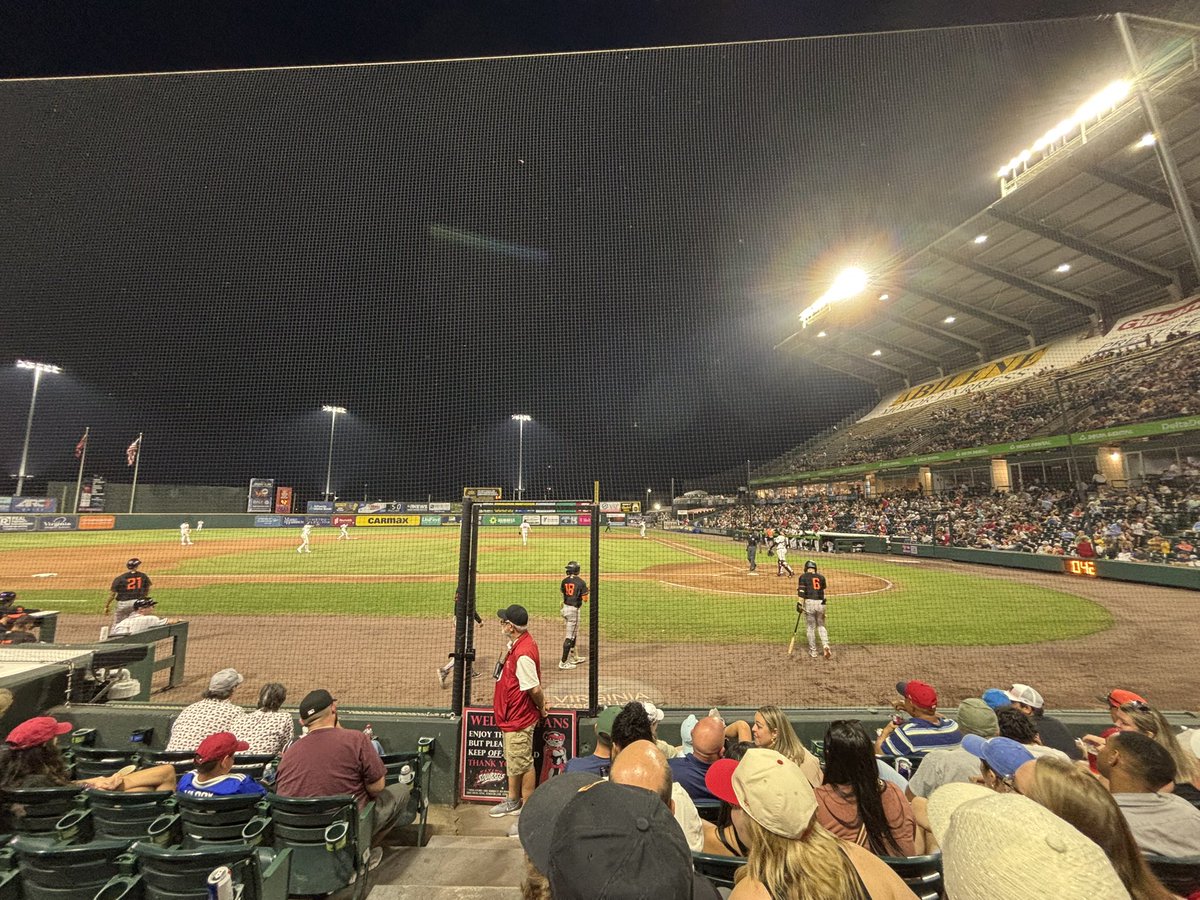 Squirrels baseball!  Last season in the Diamond. 🏟️⚾️