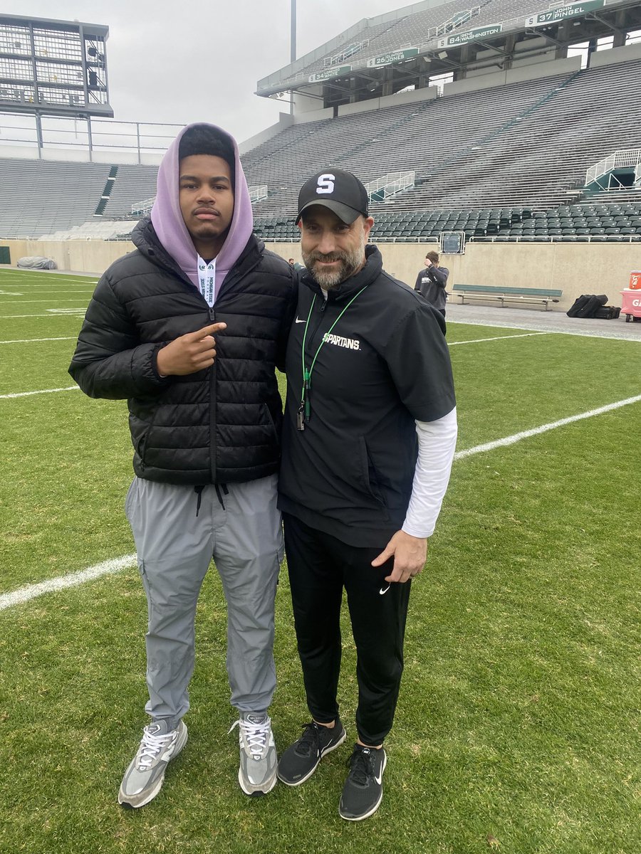 Latif(Jayce) Jean-philippe (@latifphilippe) on Twitter photo Had a Great time at <a href="/MSU_Football/">Michigan State Football</a> Thank you <a href="/Coach_Bindel/">Andrew Bindelglass ๐ฎ๐ฑ</a> <a href="/JoeS_Rossi/">Joe Rossi</a>
For the invite <a href="/warriorfbsmhs/">Saint Michael Catholic Warrior Football</a> <a href="/WarriorCoachBr1/">@Warrior_Coach_Brown</a> <a href="/CoachNice_SMHS/">" DB WHISPERER " Demetrius Sanderlin - Lucas</a> <a href="/WillVapreps/">Will Vapreps Garlick</a> <a href="/Luck2fastt/">Lucky Whitehead</a> Had a Great time at <a href="/MSU_Football/">Michigan State Football</a> Thank you <a href="/Coach_Bindel/">Andrew Bindelglass ๐ฎ๐ฑ</a> <a href="/JoeS_Rossi/">Joe Rossi</a>
For the invite <a href="/warriorfbsmhs/">Saint Michael Catholic Warrior Football</a> <a href="/WarriorCoachBr1/">@Warrior_Coach_Brown</a> <a href="/CoachNice_SMHS/">" DB WHISPERER " Demetrius Sanderlin - Lucas</a> <a href="/WillVapreps/">Will Vapreps Garlick</a> <a href="/Luck2fastt/">Lucky Whitehead</a>