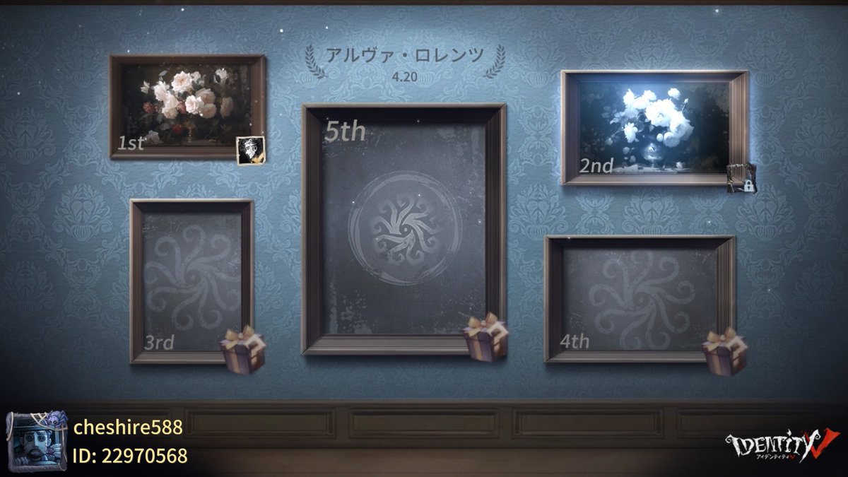 3x3zzZ's tweet photo. 私と一緒に「identityV」で遊ぼう！ https://t.co/lk7N4e2agI