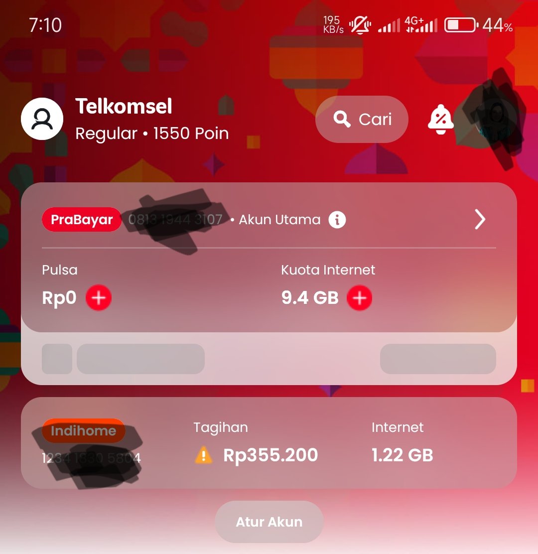 septandra's tweet photo. @Telkomsel ini kenapa ya app nya gak mau refresh? Padahal internet lancar https://t.co/0MIchdawly