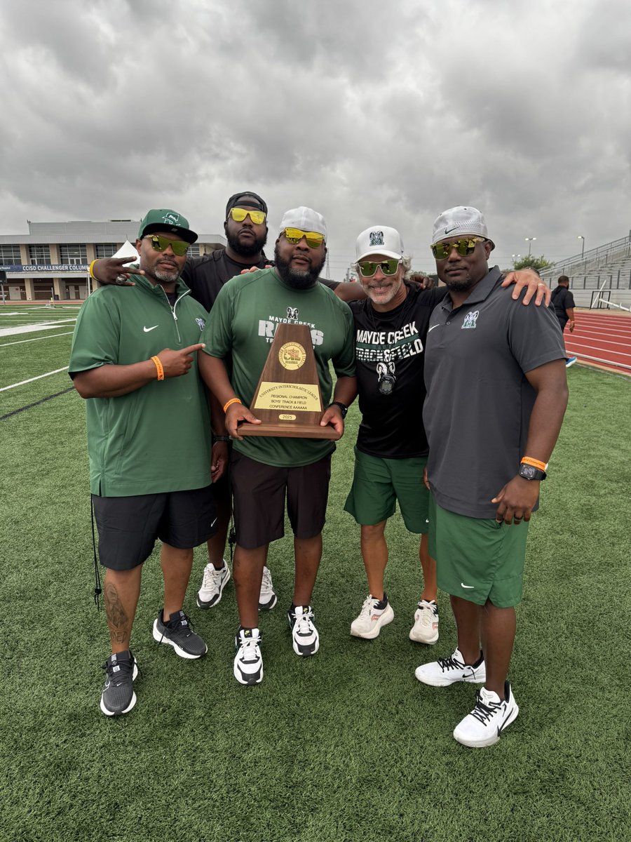 For the first time the Mayde Creek Rams are Region 3-6A champions!!!!!!!!