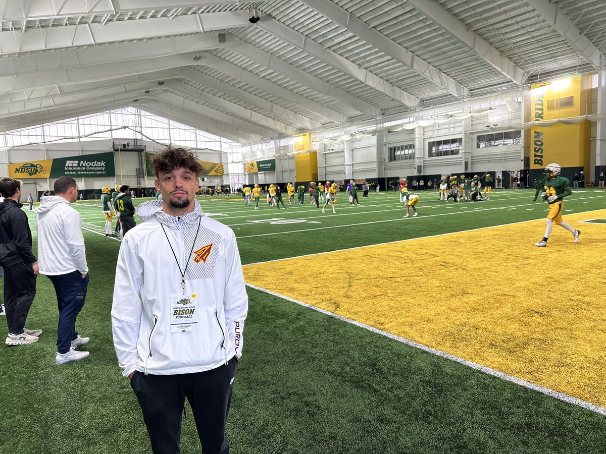 jarek purdy (@jarekp0) on Twitter photo Had a great time yesterday on my visit to NDSU! Was blown away by everything from the coaches, facilities, and the way the team competes ! Looking forward to being back this summer. Thank you <a href="/CoachCrutchley/">Steve Crutchley</a> <a href="/CoachDKlieman/">Devin Klieman</a> and <a href="/MisterLilly/">Patrick Lilly</a> for the hospitality!! #GoBison Had a great time yesterday on my visit to NDSU! Was blown away by everything from the coaches, facilities, and the way the team competes ! Looking forward to being back this summer. Thank you <a href="/CoachCrutchley/">Steve Crutchley</a> <a href="/CoachDKlieman/">Devin Klieman</a> and <a href="/MisterLilly/">Patrick Lilly</a> for the hospitality!! #GoBison