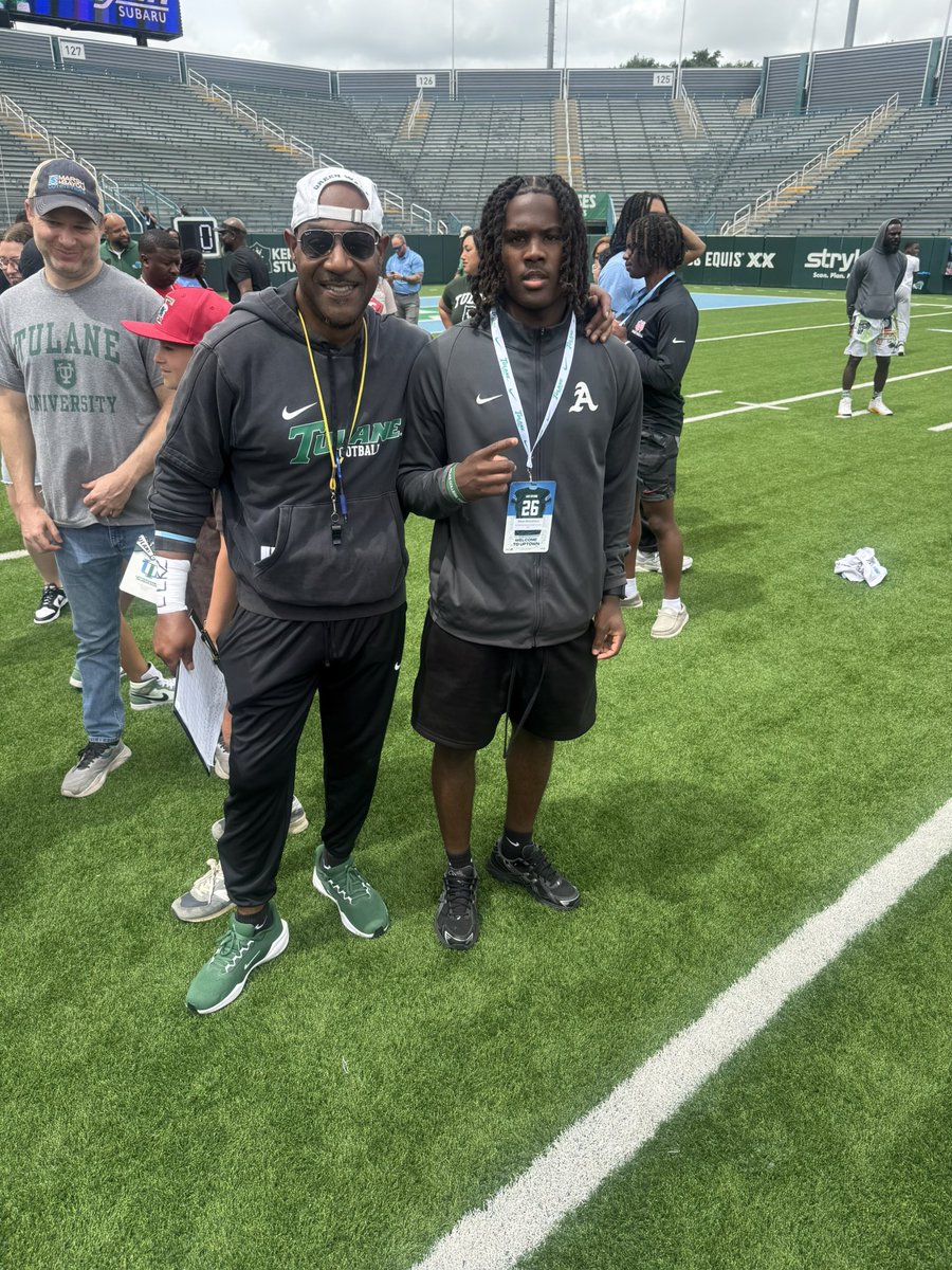 Omar “juice” Gonzalez (@omargonzalez1__) on Twitter photo Had a great time at the university of Tulane's spring game. Looking forward to be back on campus. <a href="/CoachSchexTU/">Kyle Schexnayder</a> <a href="/CoachCarterTU/">#TTB</a> <a href="/CoachHarriott/">Roger Harriott</a> <a href="/IamGlennHolt/">Coach Holt</a> <a href="/CoachWesCarroll/">Wesley Carroll</a> <a href="/coachs3132/">stevinscott</a> #greenwave Had a great time at the university of Tulane's spring game. Looking forward to be back on campus. <a href="/CoachSchexTU/">Kyle Schexnayder</a> <a href="/CoachCarterTU/">#TTB</a> <a href="/CoachHarriott/">Roger Harriott</a> <a href="/IamGlennHolt/">Coach Holt</a> <a href="/CoachWesCarroll/">Wesley Carroll</a> <a href="/coachs3132/">stevinscott</a> #greenwave