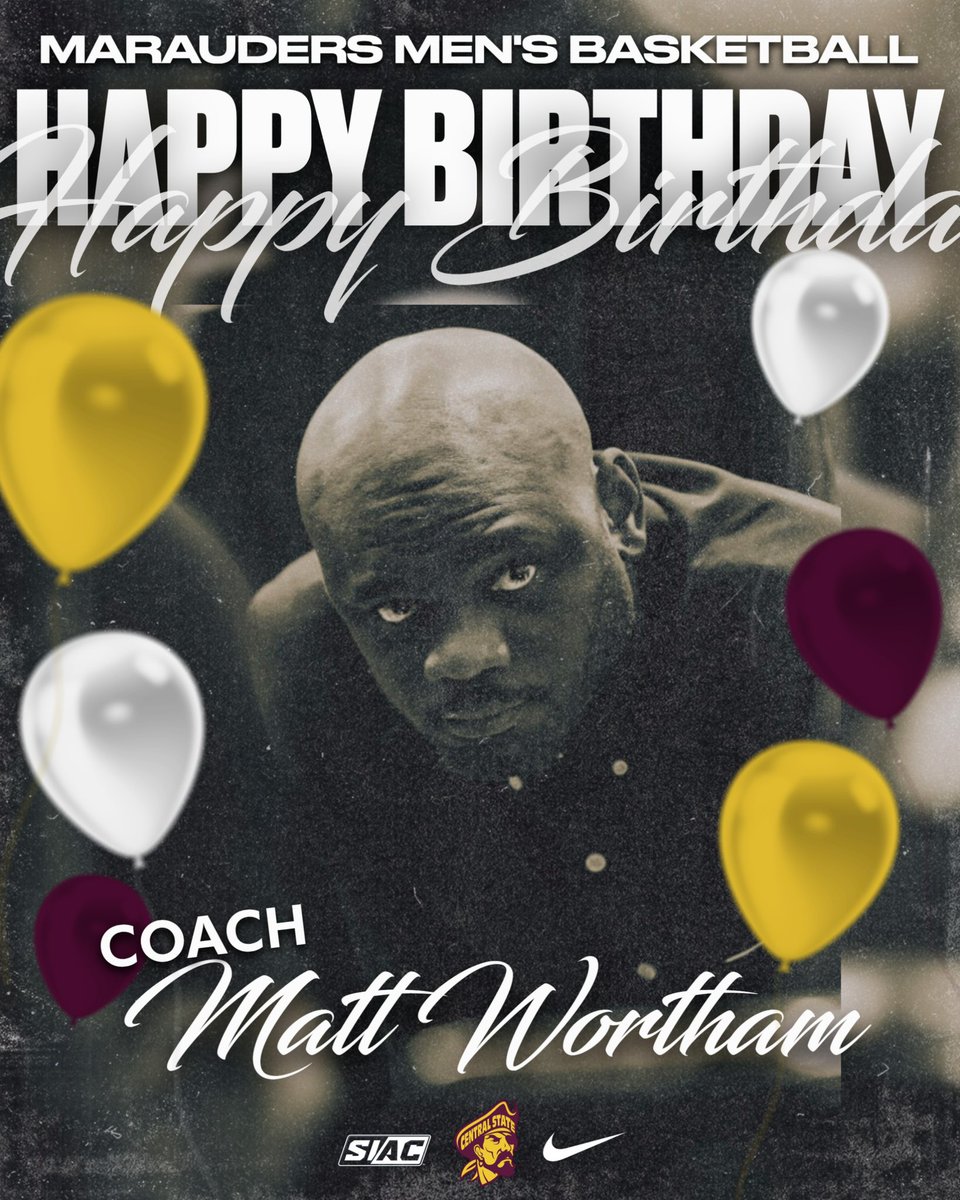 Wishing our very own Assistant Coach, Matt Wortham a happy birthday 🎂 🏀

#gomarauders | #hunttogether