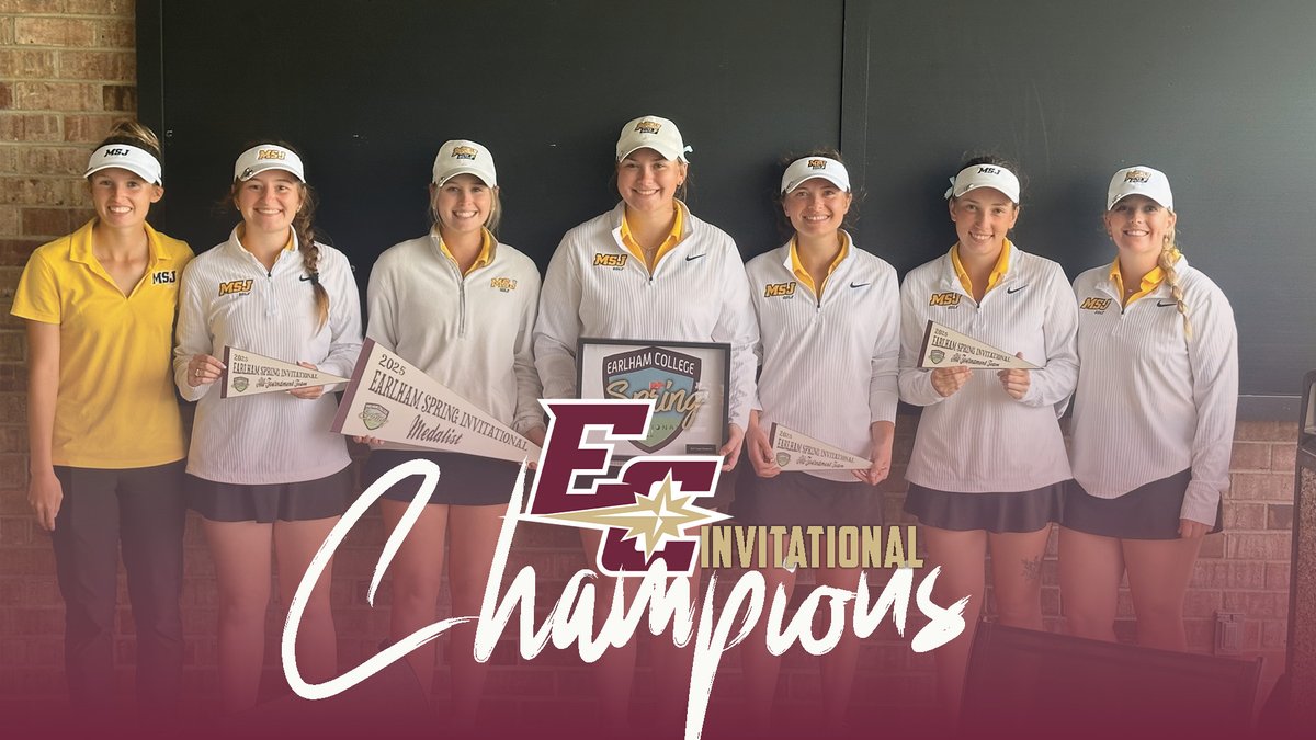For the fifth time this season women's golf leaves a tournament victorious as Lions win Earlham Invitational!