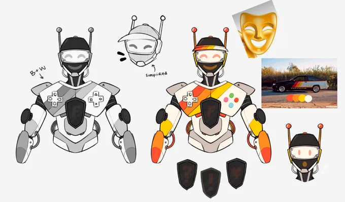 Character design, Icon and PNGTuber for FoolsArcade  
