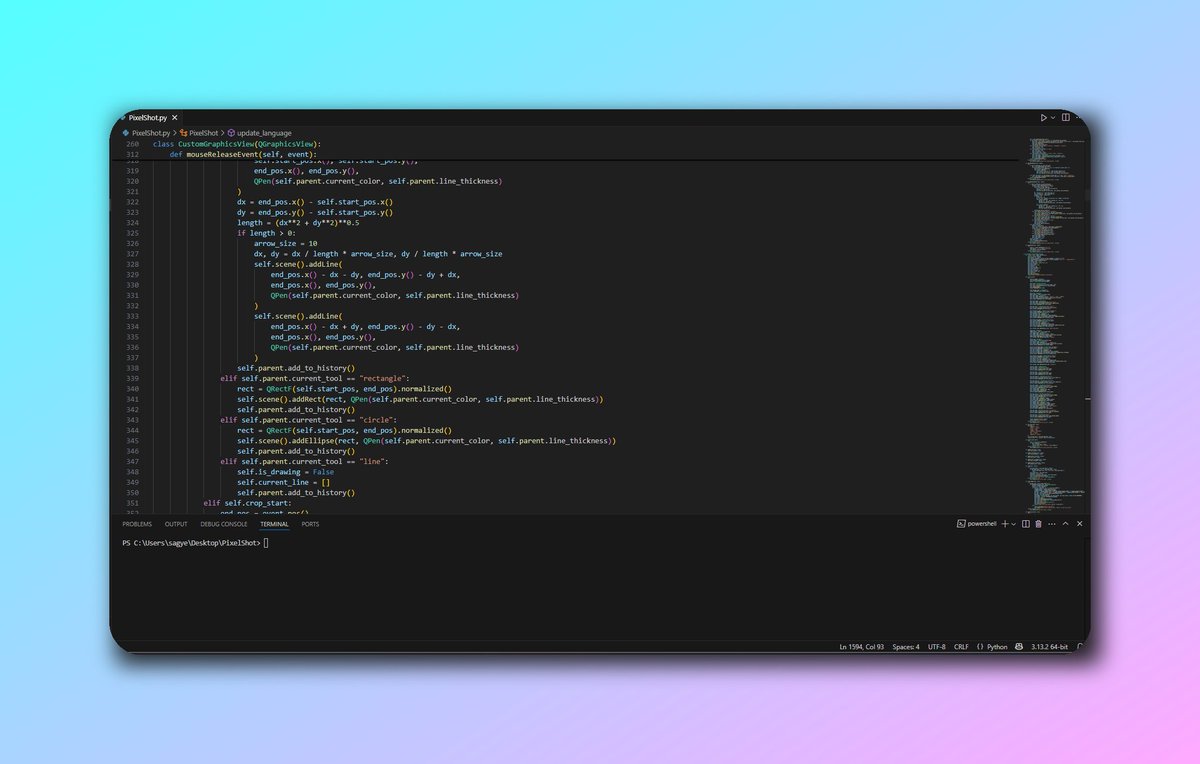 time_sagye's tweet image. #PixelShot - Transform Your Screenshots into Powerful, Stylish Creations!
PixelShot is a simple yet powerful screenshot capture and editing tool designed to elevate your workflow, from everyday tasks to professional projects. With its intuitive interface, sleek design, and…