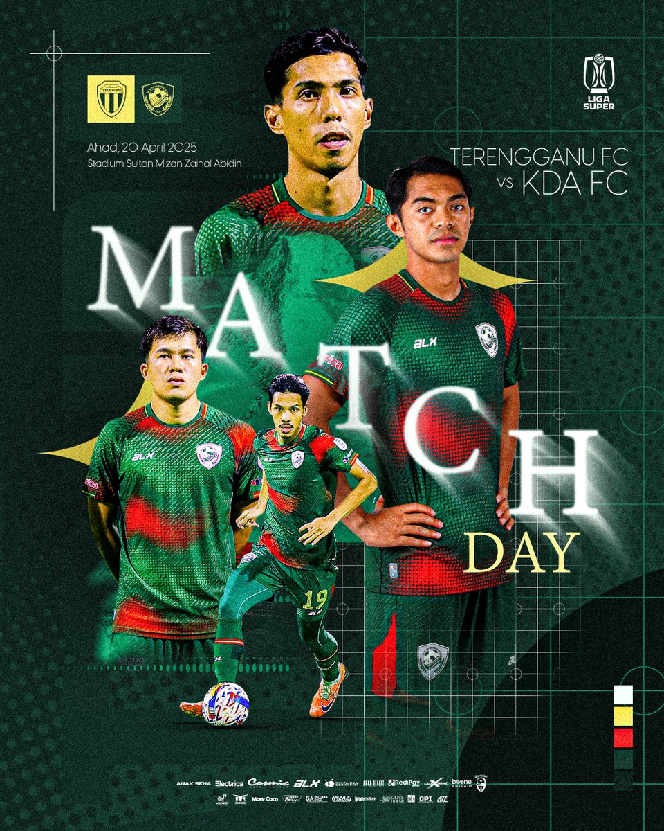 KEDAH DARUL AMAN FC (@kda_fc) on Twitter photo ๐ฐ ๐๐๐๐๐๐๐๐ ๐ฐ
๐๐๐ซ๐๐ง๐ ๐ ๐๐ง๐ฎ ๐
๐ ๐ฏ๐ฌ ๐๐๐๐๐ก ๐๐๐ซ๐ฎ๐ฅ ๐๐ฆ๐๐ง ๐
๐
๐ LIGA SUPER 2024/25 | LS26
๐ 20 April 2025, Ahad
๐ 9.00 malam
๐๏ธ Stadium Sultan Mizan Zainal Abidin
๐ก LIVE : Astro Arena Bola 803 & Astro GO
#KDAFC #LigaSuper2425 #LS26 #TERKDA ๐ฐ ๐๐๐๐๐๐๐๐ ๐ฐ
๐๐๐ซ๐๐ง๐ ๐ ๐๐ง๐ฎ ๐
๐ ๐ฏ๐ฌ ๐๐๐๐๐ก ๐๐๐ซ๐ฎ๐ฅ ๐๐ฆ๐๐ง ๐
๐
๐ LIGA SUPER 2024/25 | LS26
๐ 20 April 2025, Ahad
๐ 9.00 malam
๐๏ธ Stadium Sultan Mizan Zainal Abidin
๐ก LIVE : Astro Arena Bola 803 & Astro GO
#KDAFC #LigaSuper2425 #LS26 #TERKDA