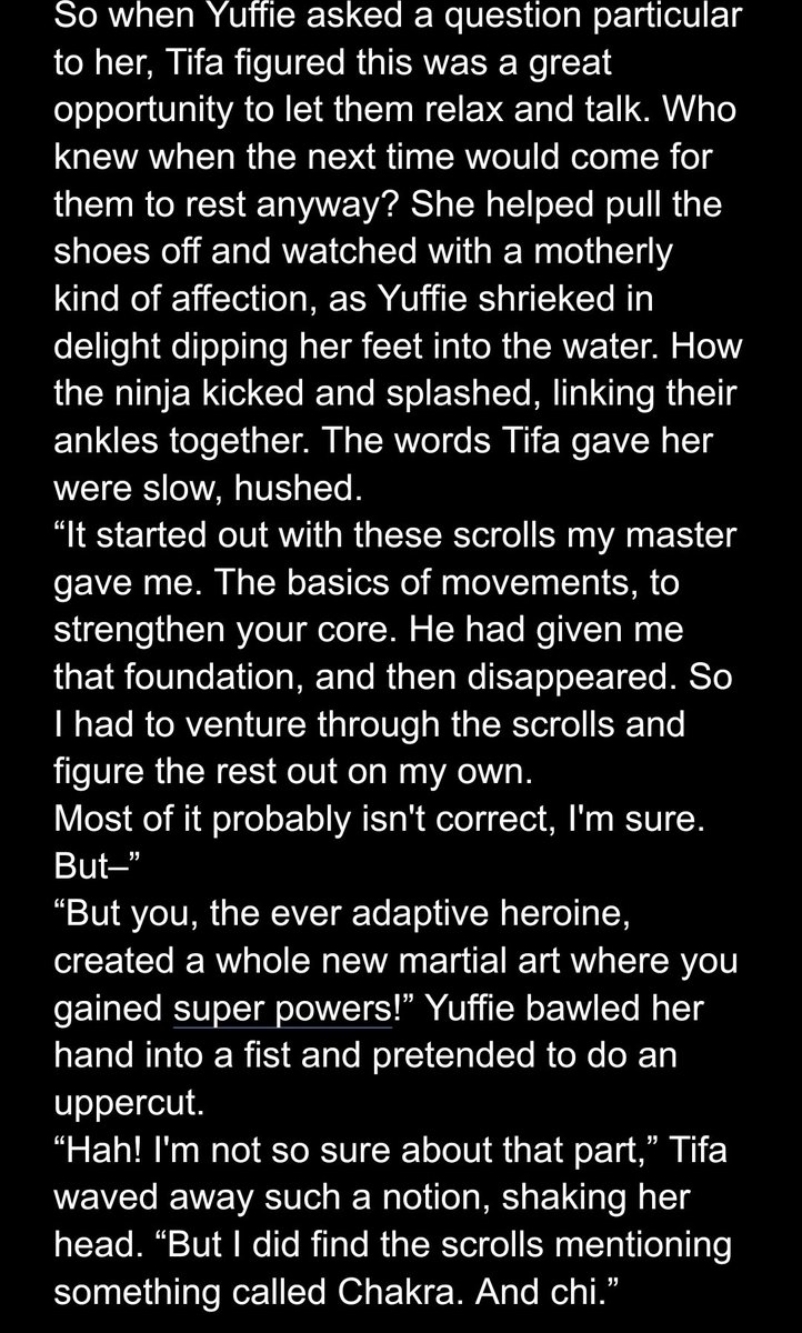 naminesfriend's tweet photo. I'm trying to work on #tifaweek early, so maybe I can do one every day! I'm trying to show every relationship Tifa has, starting with her sisterly bond with Yuffie. Do you think it's a good idea? https://t.co/ojERcFpOUD
