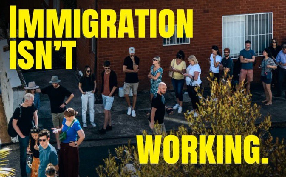 Albanese Net 1.38 MILLION* migrants in just 3 YEARS, is enough to create the 6th largest city in Australia

1. Sydney NSW (5,557,233)

2. Melbourne VIC (5,350,705)

3. Brisbane QLD (2,780,063)

4. Perth WA (2,363,562)

5. Adelaide SA (1,469,163)

6. ALBANESE (3 years, 1,382,000)