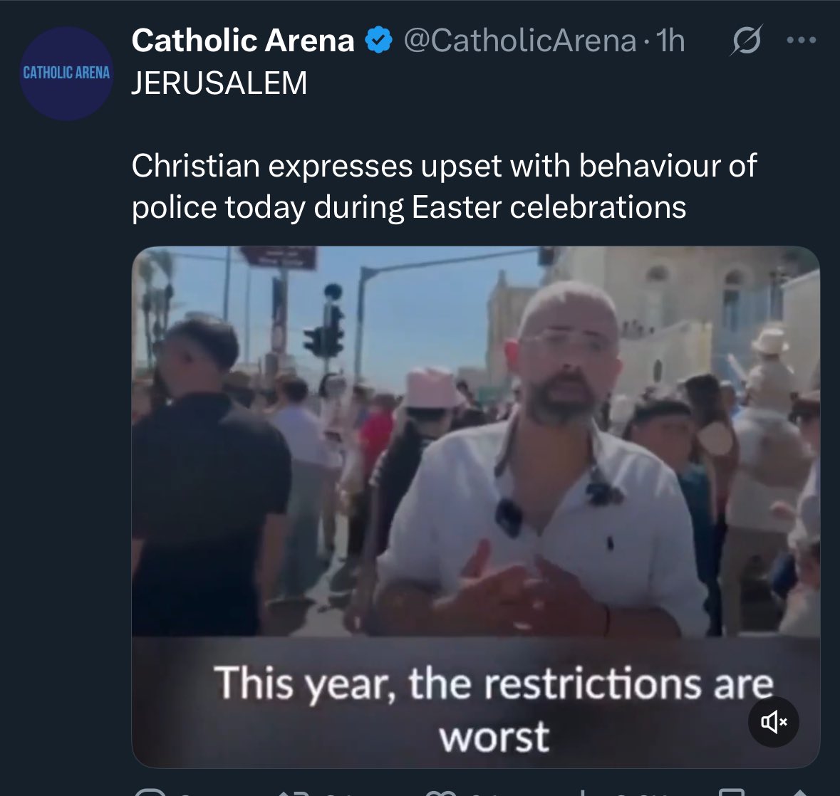 calvinrobinson's tweet photo. Praying for Christians in the Holy Land at this the holiest time of year.

Recuperare Terram Sanctam https://t.co/eQdsCQ1rkq