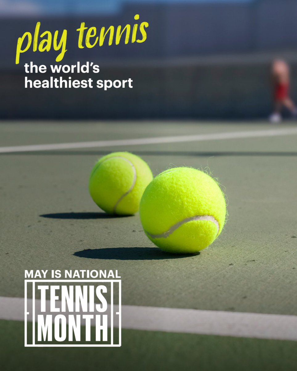 USTAOhioValley's tweet photo. May is National Tennis Month! Check out the link ⬇️ for all the events happening across our District. https://t.co/G196CDO3hb