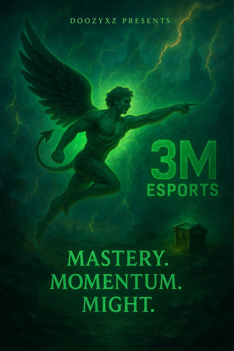 3MEsports's tweet photo. The grind got a name now.
Introducing 3M Esports — built different, made for war.
We’re not aiming for the top.
We are the top.
No shortcuts. No fear. No rivals.
This is the rise of the best.
#3MEsports #Fortnite #FortniteCompetitive #Esports #CompFN #TeamAnnouncement #3MOnTop https://t.co/UU9wKPIcIr
