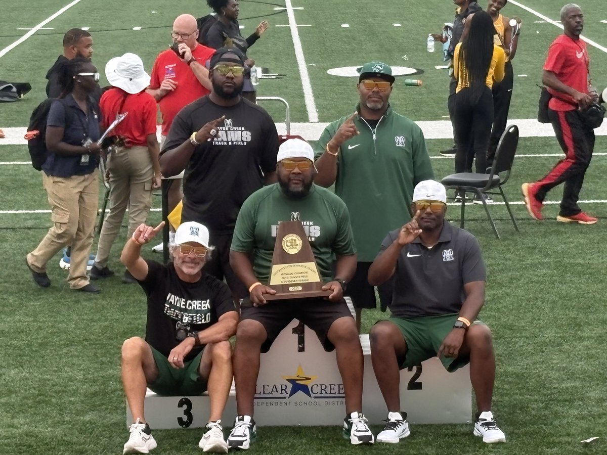 Cannot begin to tell you how proud and honored I am to be a part of this team. 

Region 3 champs, and the following State qualifiers. 
- Triple Jump
- 4x100 relay
- 4x200 relay
- 400m
- 4x400 relay