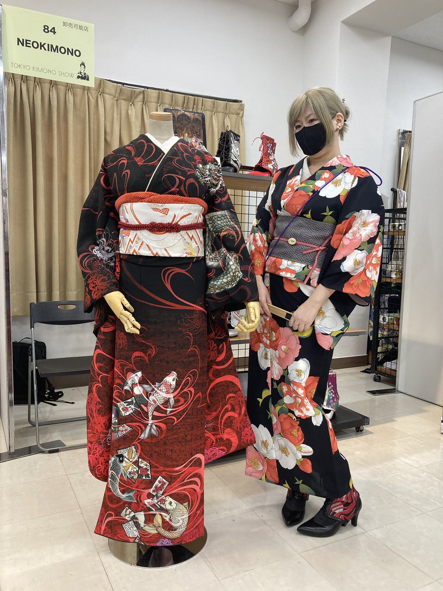 NeoKimono's tweet photo. 東京キモノショー2025
本日最終日！
遊びに来て下さーい

#TKkimonoshow 
#きもの
#振袖 https://t.co/gnCUc7a5vv