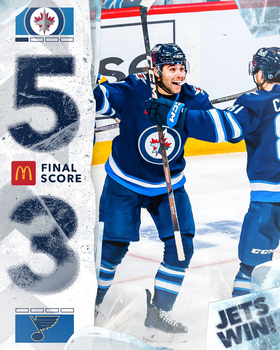 GAME ONE DUB ❄️ 🗣️

wpgjets.co/MyMcDs | #GoJetsGo