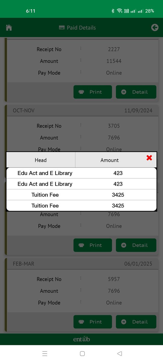 Ermannugahlot's tweet photo. @PTI_News @CMODelhi Najafgarh private school hiked more than 31 % fees from last year in 2nd standard https://t.co/iifpONrQ5O