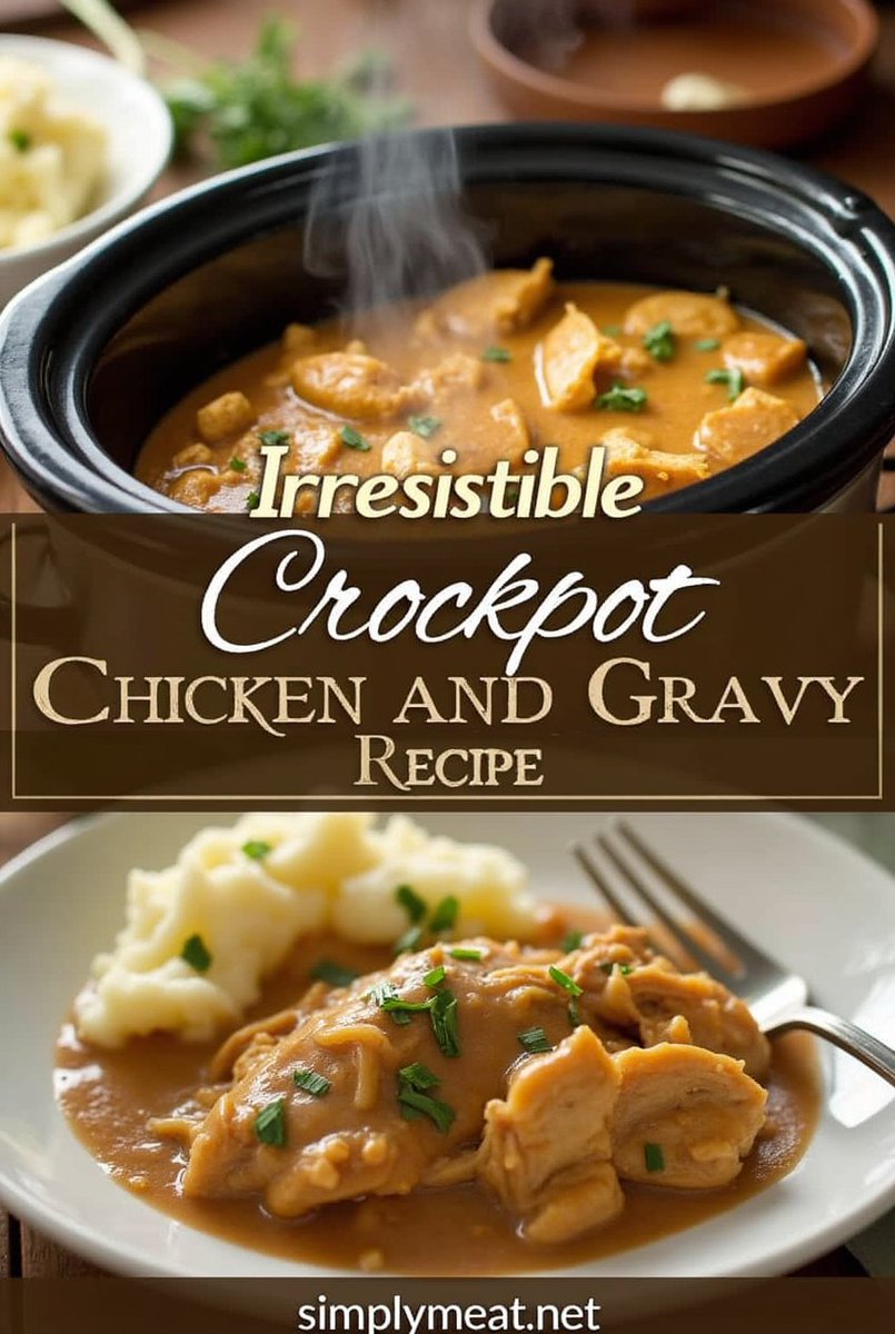 SimplyMeat2025's tweet photo. 🍗 Comfort food at its finest!
This Crockpot Chicken and Gravy is rich, creamy, and melts in your mouth 🤤
Just 5 mins prep and let your slow cooker do the magic! 🪄
👉 Get the recipe here:
[https://t.co/oNnj4Izy69]
#SlowCookerMeals #ChickenDinner #SimplyMeat https://t.co/Kkpa2bVCKd