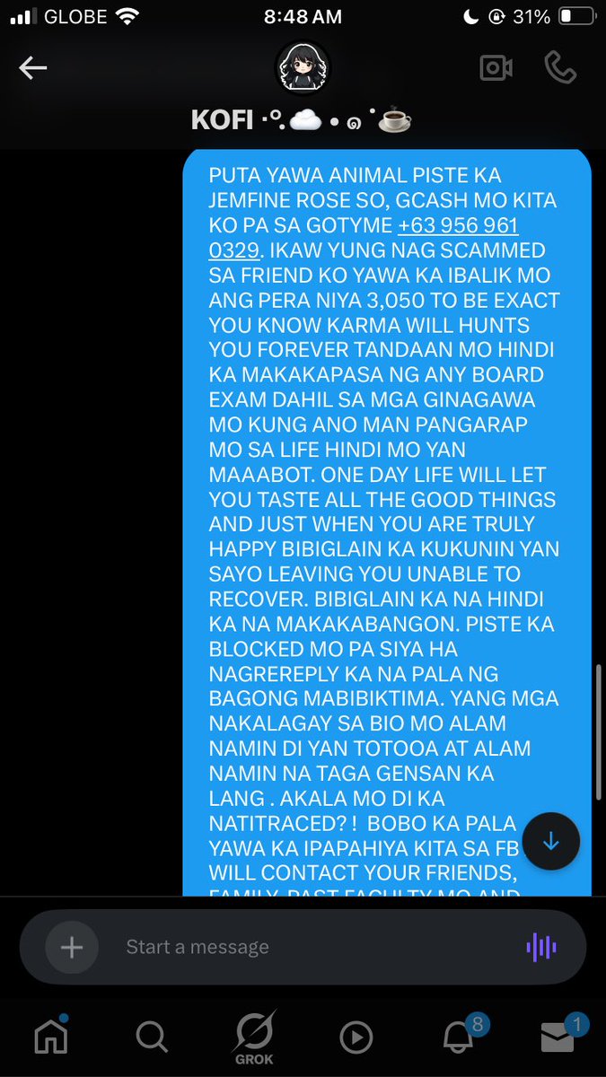 simnnamoyoi's tweet photo. @akademikopikomm SCAMMER LF COMMISSIONER PH 

grind na ulit si ghagha after sumakses ng step by the step

help rt for awareness https://t.co/T5gsZjCggD