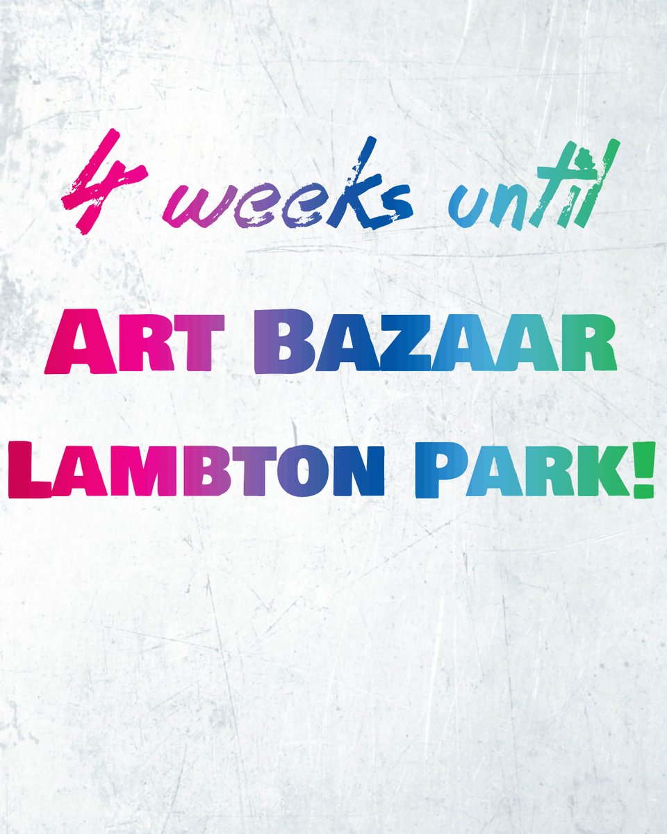 Art Bazaar is returning to Lambton Park on Sunday 18 May from 10am - 3pm