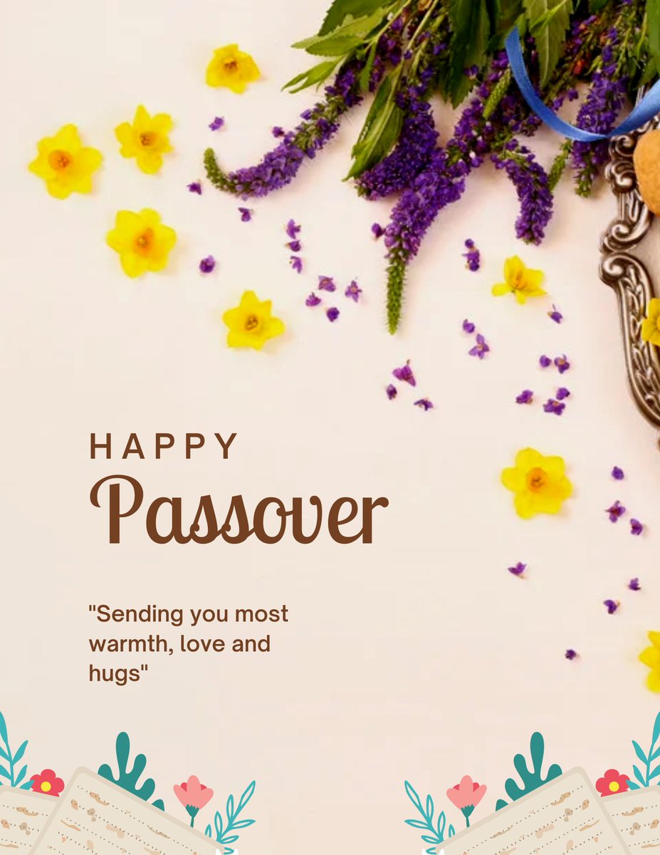 Happy Passover! Wishing you joy, blessings, and peace during this time. 
#Passover2025