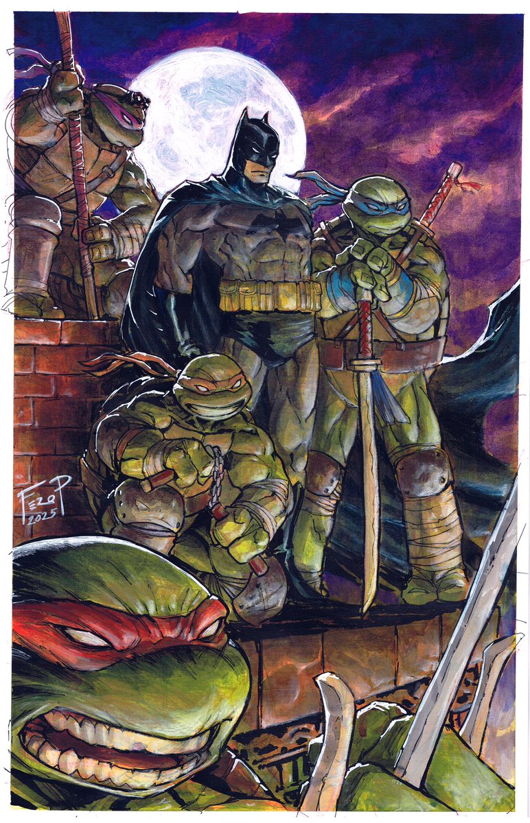 Fero Pe Tmnt (@fero_arts) on Twitter photo Batman Tmnt 11 x17 mixed media on Bristol board. Original Art for SALE #tmnt #batman #fanart #comics #sale #artforsale #dc #darkknight <a href="/comicsrep/">comics reporter</a> Batman Tmnt 11 x17 mixed media on Bristol board. Original Art for SALE #tmnt #batman #fanart #comics #sale #artforsale #dc #darkknight <a href="/comicsrep/">comics reporter</a>