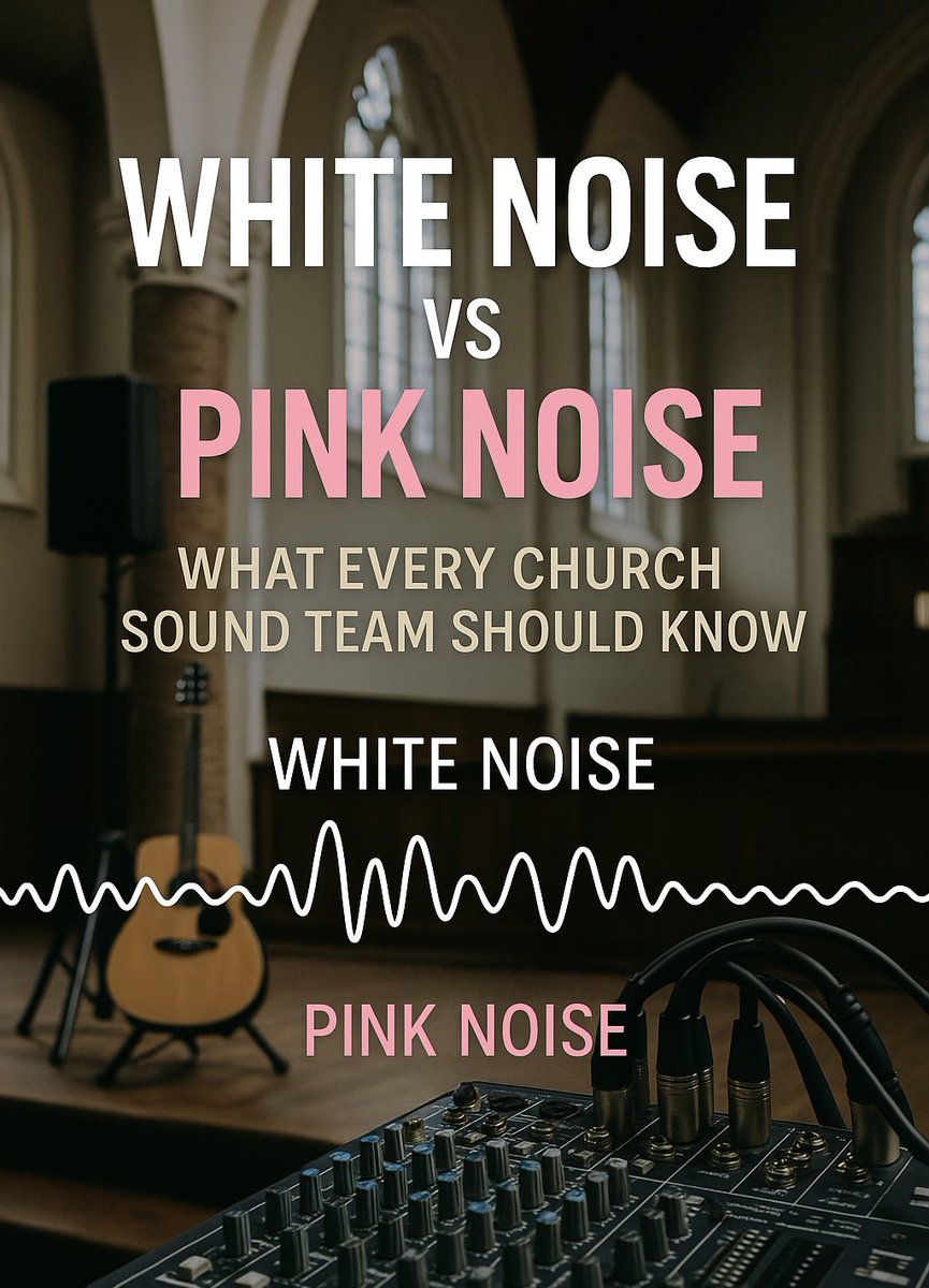 Seyiki's tweet image. WHITE NOISE vs PINK NOISE in Church Sound: Why it Matters!
#ChurchAudio #SoundTeam #WorshipTech