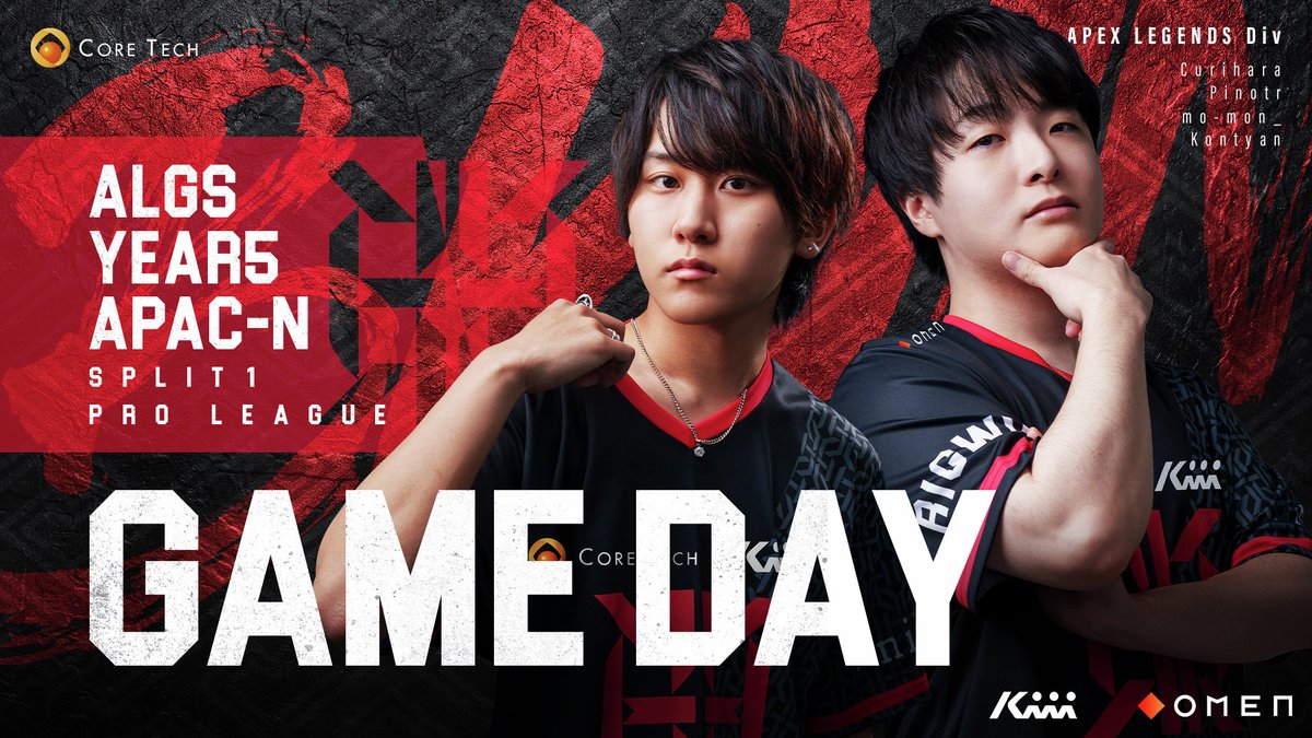 ReigniteJP's tweet photo. ◤REIGNITE - #APEX Div.◢

🏆 |  #ALGS Year5 APAC-N Pro League Split 1 
⚔️ |  Week2 B vs C
🕙 |  16:00-

🔥GAMEDAY🔥

先週の勢いのまま、更にポイントを稼げるか
#RIGWIN で応援をお願いします👊

▼Roster
Curihara - @Curiharaa
Pinotr - @Pinotr_
mo-mon_ - @Texto___

▼Coach
Kontyan - @Kontyan_115

#PressW