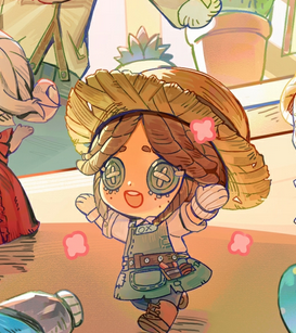 roseraie_rouge's tweet photo. 👒の周りだけお花っぽいの飛んでるの可愛すぎか（ https://t.co/QPxnrCj0xW
