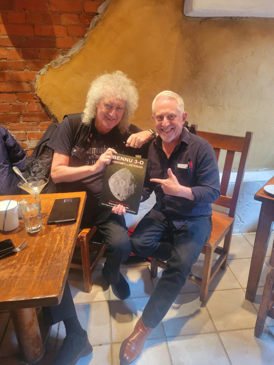 Lunch  today in Boulder with the PhD maestro of 3D space mission science and  public outreach, and get this-- he plays a mean guitar too.